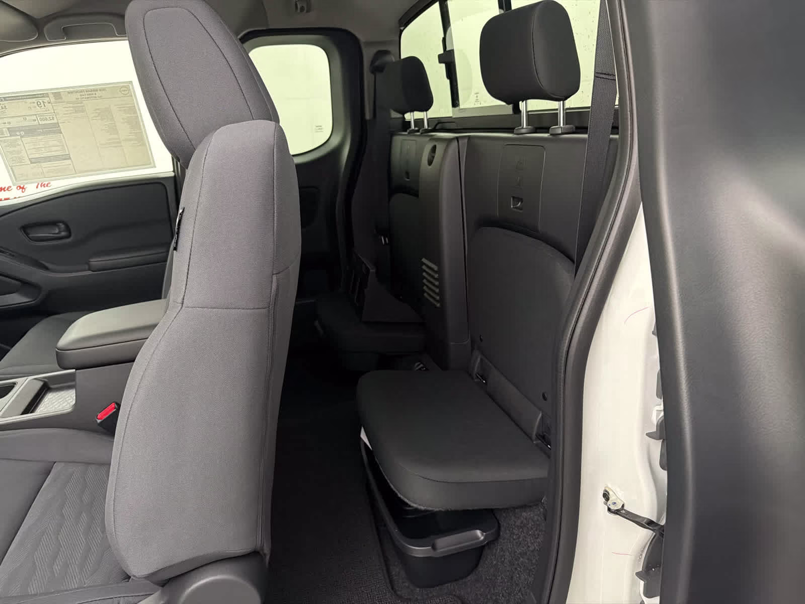 2026 Glacier White Nissan Frontier S 4X4 Truck