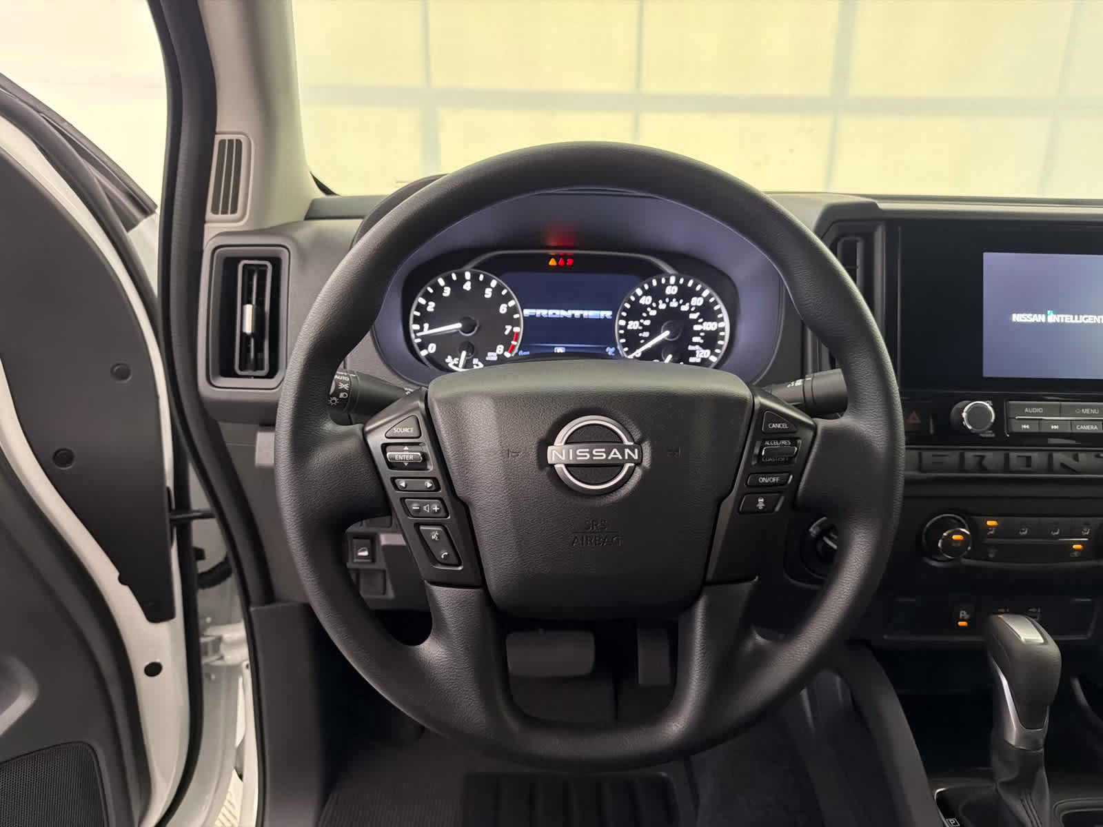 2026 Glacier White Nissan Frontier S 4X4 Truck