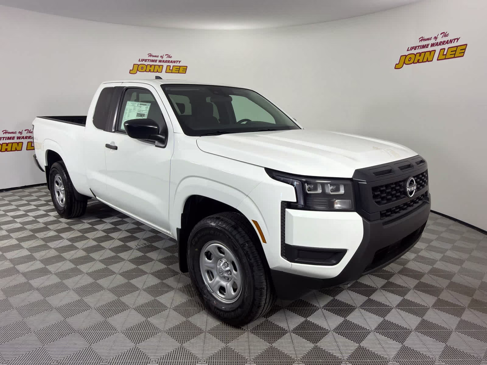2026 Glacier White Nissan Frontier S 4X4 Truck