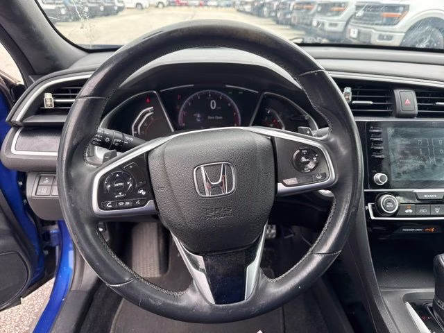 2019 Blue Honda Civic Sport FWD Sedan