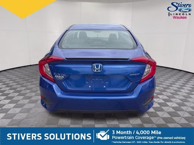 2019 Blue Honda Civic Sport FWD Sedan