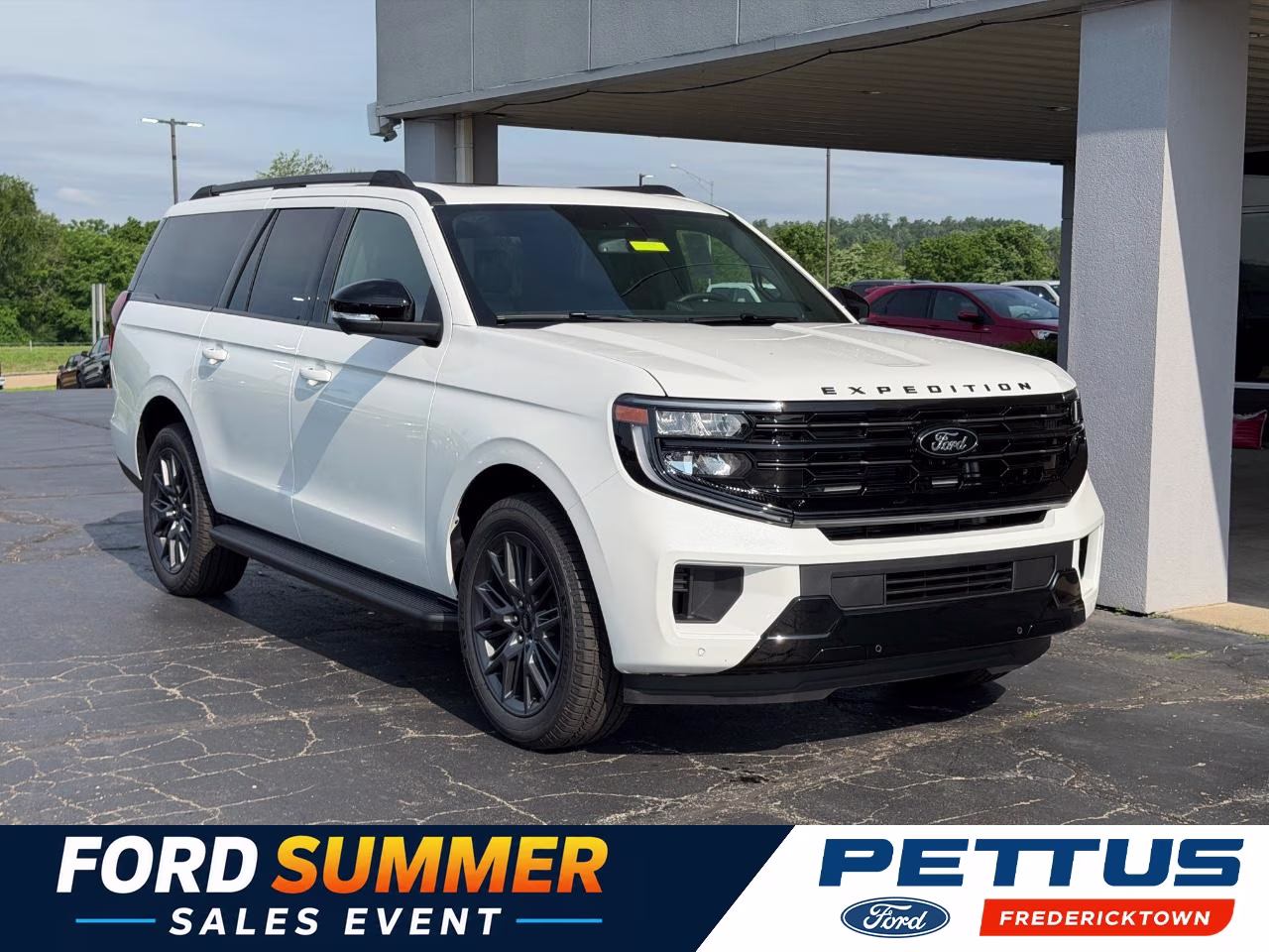 2026 Star White Metallic Tri-Coat Ford Expedition Max Platinum 4X4 SUV