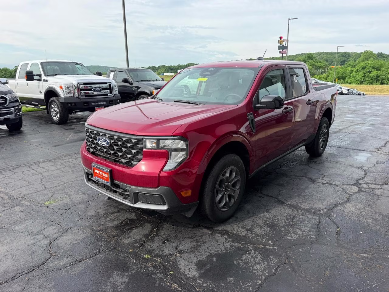 2026 Ruby Red Metallic Tinted Clearcoat Ford Maverick XLT AWD Truck
