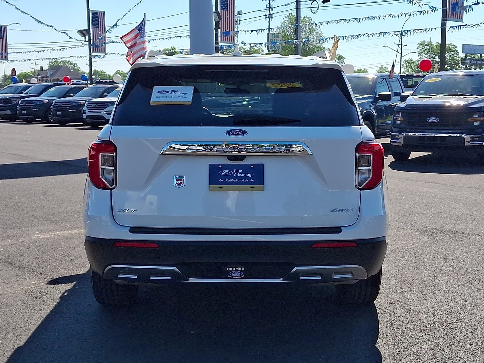 2023 Star White Metallic Tri-Coat - AZ Ford Explorer XLT 4X4