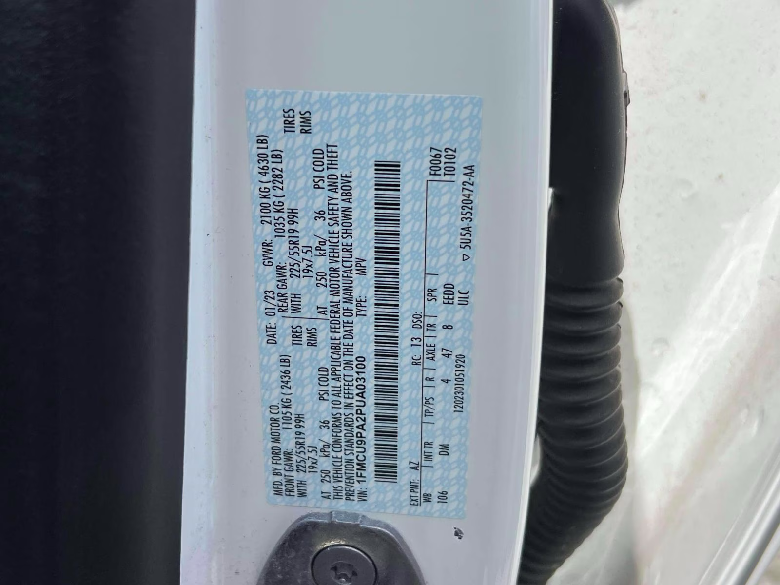 2023 White Ford Escape ST-Line Elite AWD AWD SUV