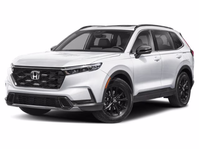 2025 White Honda CR-V Hybrid Sport-L AWD SUV