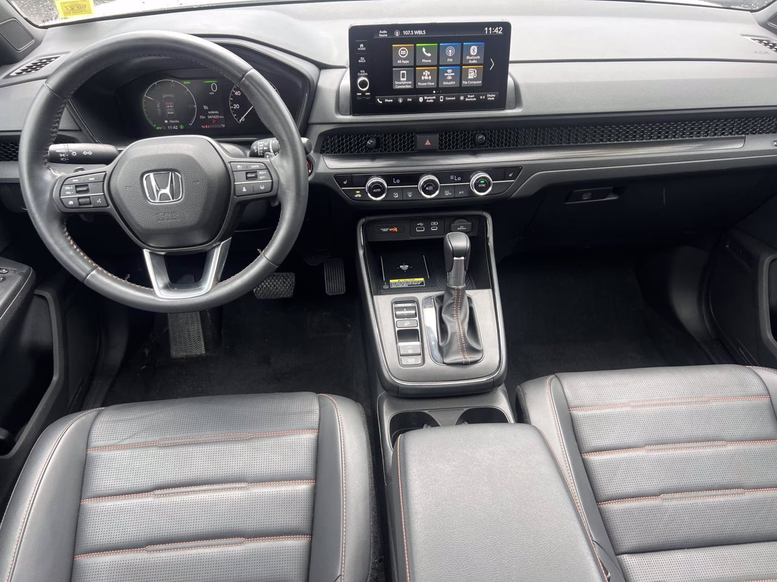 2025 White Honda CR-V Hybrid Sport-L AWD SUV