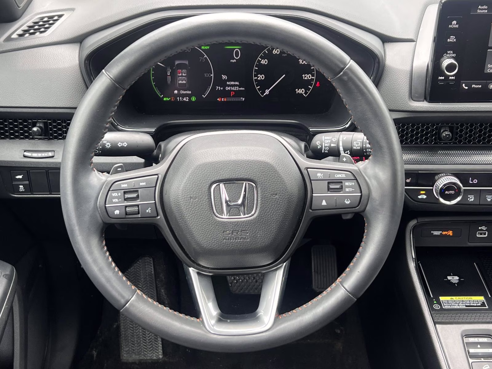 2025 White Honda CR-V Hybrid Sport-L AWD SUV