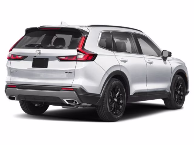 2025 White Honda CR-V Hybrid Sport-L AWD SUV