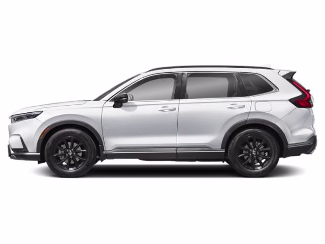 2025 White Honda CR-V Hybrid Sport-L AWD SUV