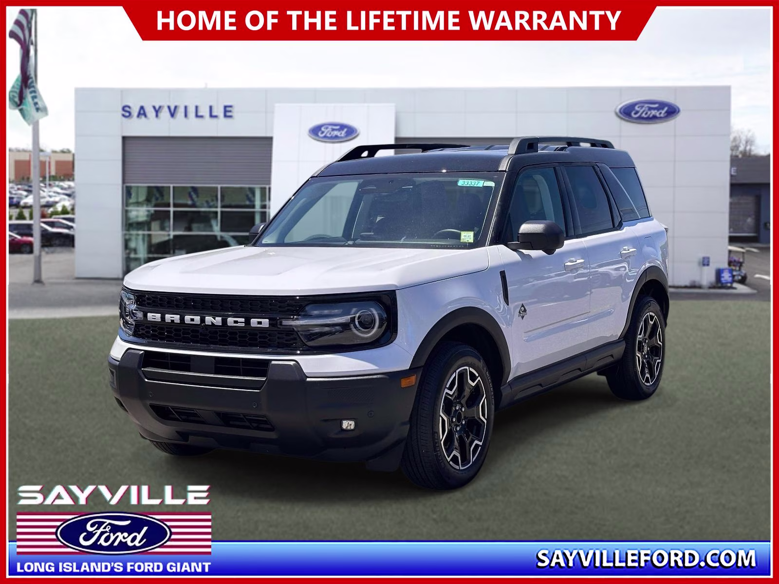 2025 Oxford White Ford Bronco Sport Outer Banks 4x4 4X4 SUV