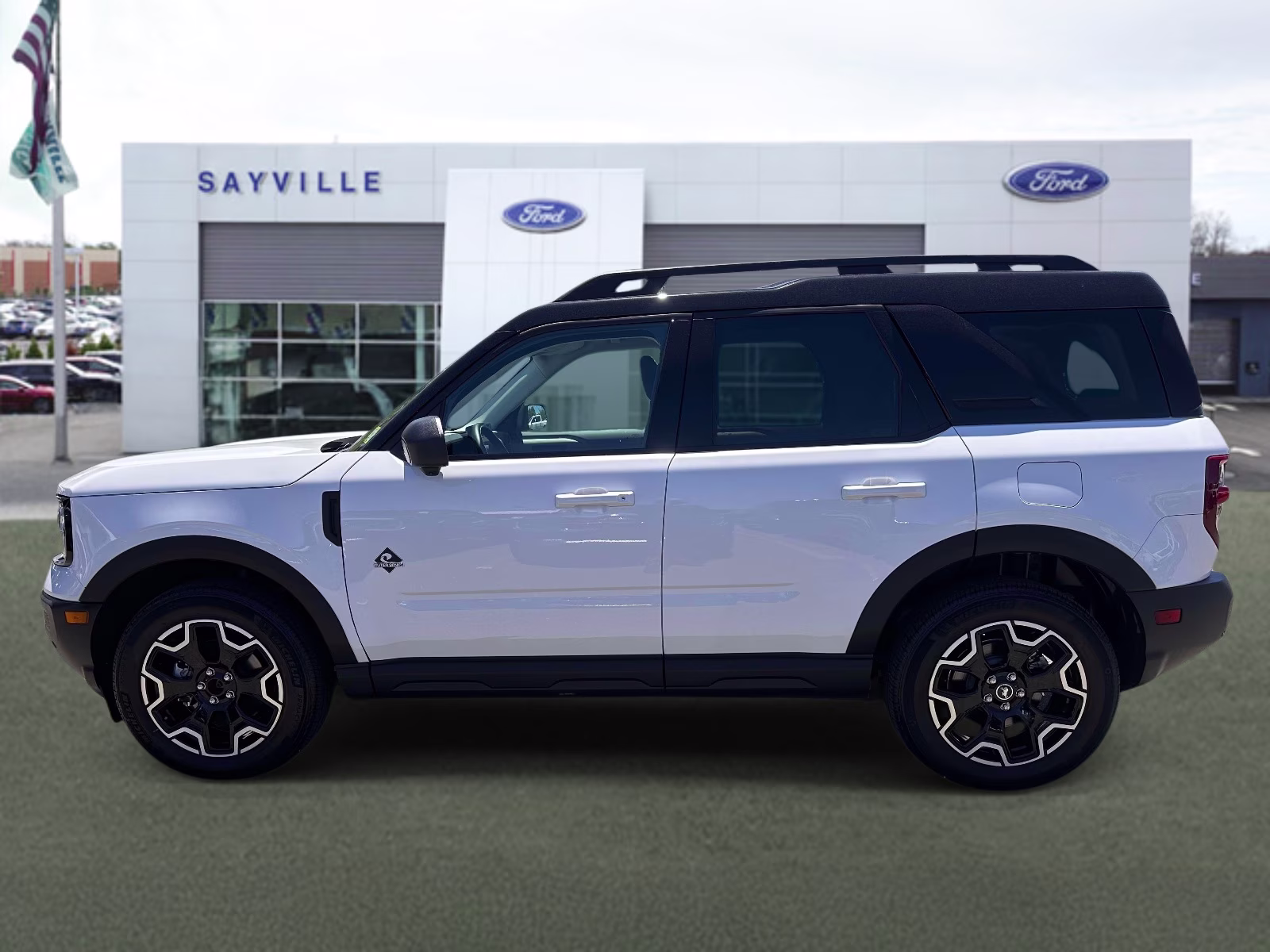 2025 Oxford White Ford Bronco Sport Outer Banks 4x4 4X4 SUV