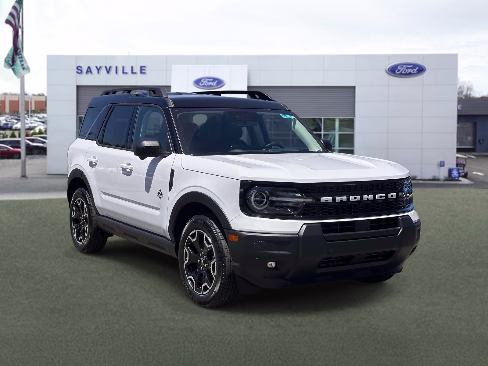 2025 Oxford White Ford Bronco Sport Outer Banks 4x4 4X4 SUV