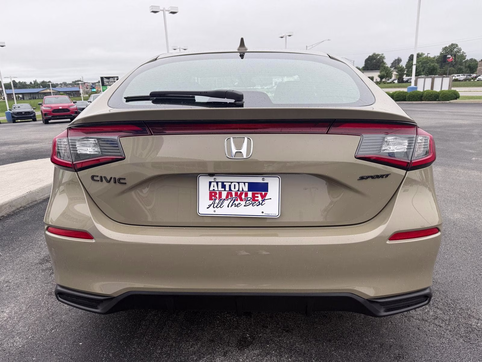 2026 Sand Dune Pearl Honda Civic Hatchback Sport FWD Hatchback