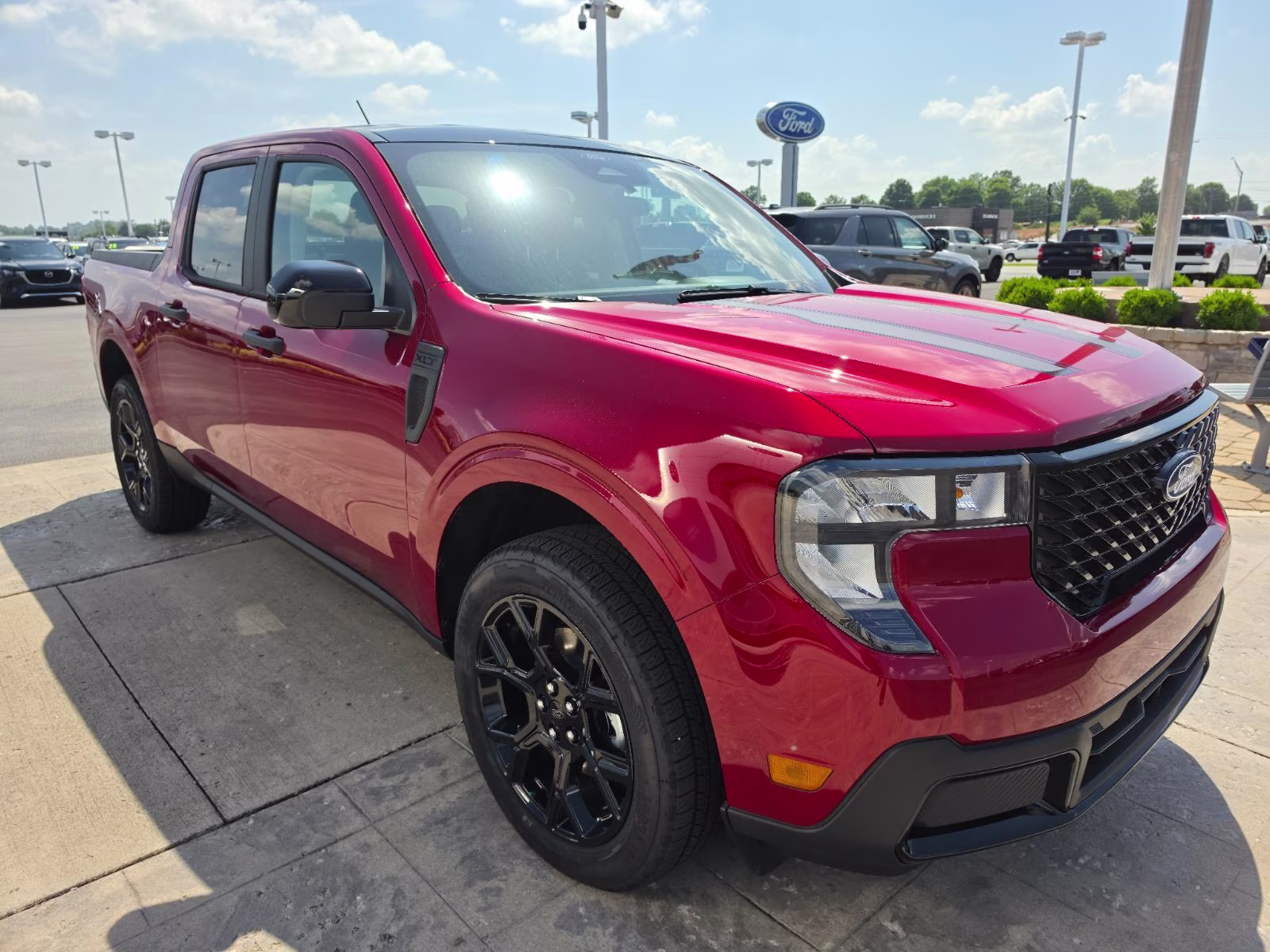 2026 Ruby Red Metallic Tinted Clearcoat Ford Maverick XLT AWD Truck