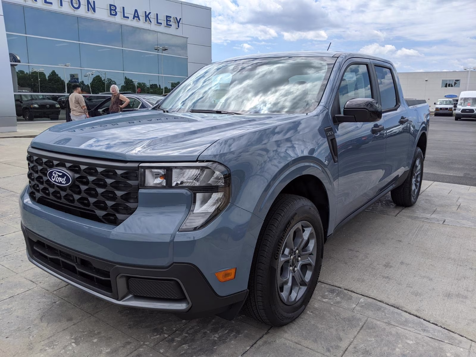 2026 Azure Gray Metallic Tri-Coat Ford Maverick XLT AWD Truck