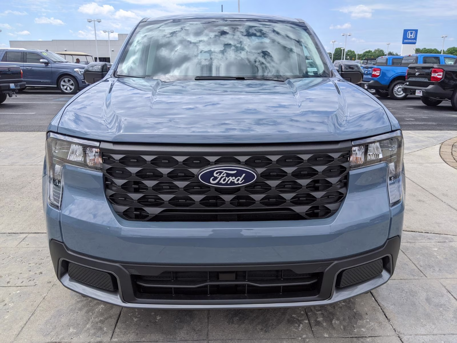 2026 Azure Gray Metallic Tri-Coat Ford Maverick XLT AWD Truck