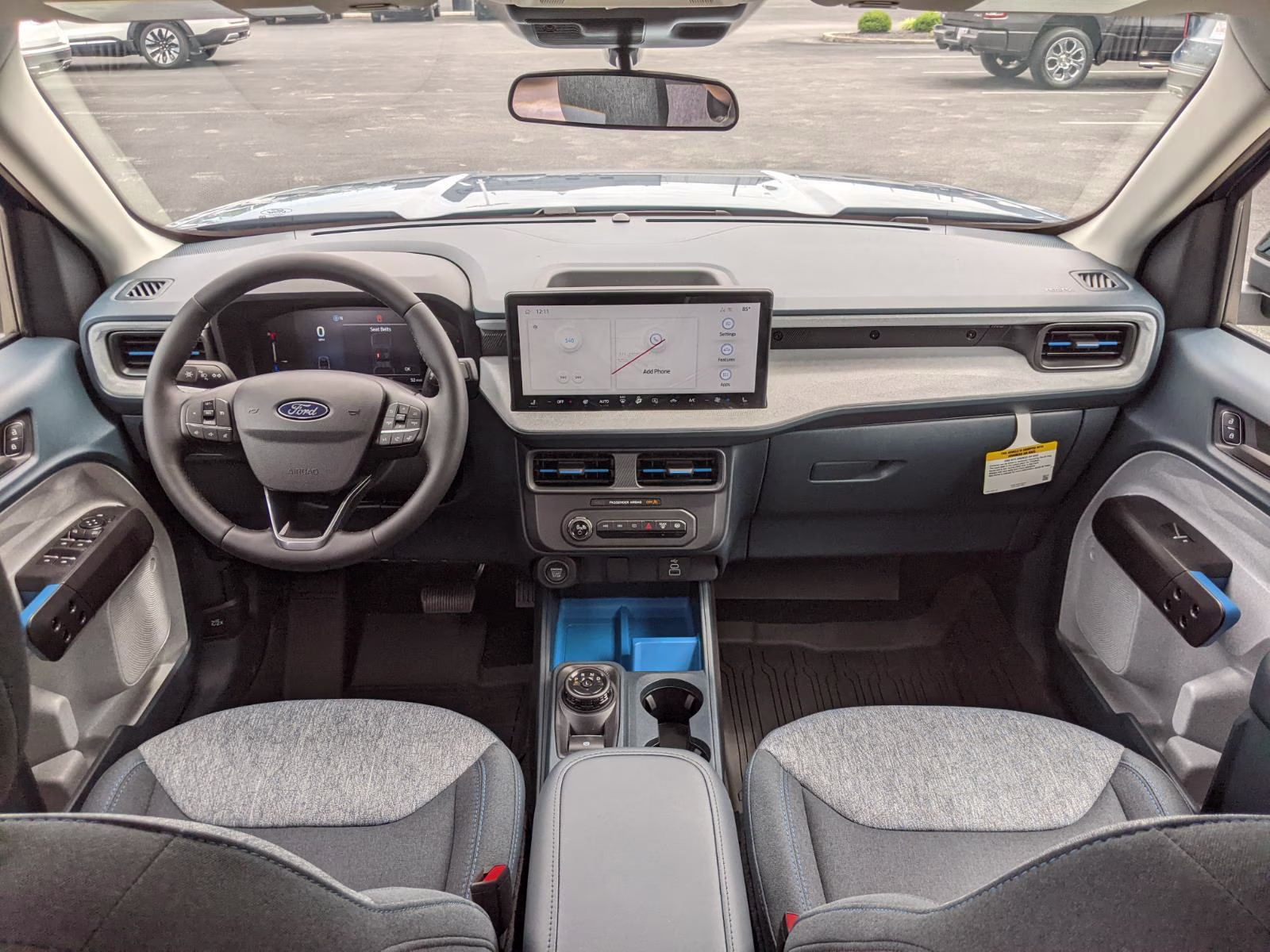 2026 Azure Gray Metallic Tri-Coat Ford Maverick XLT AWD Truck