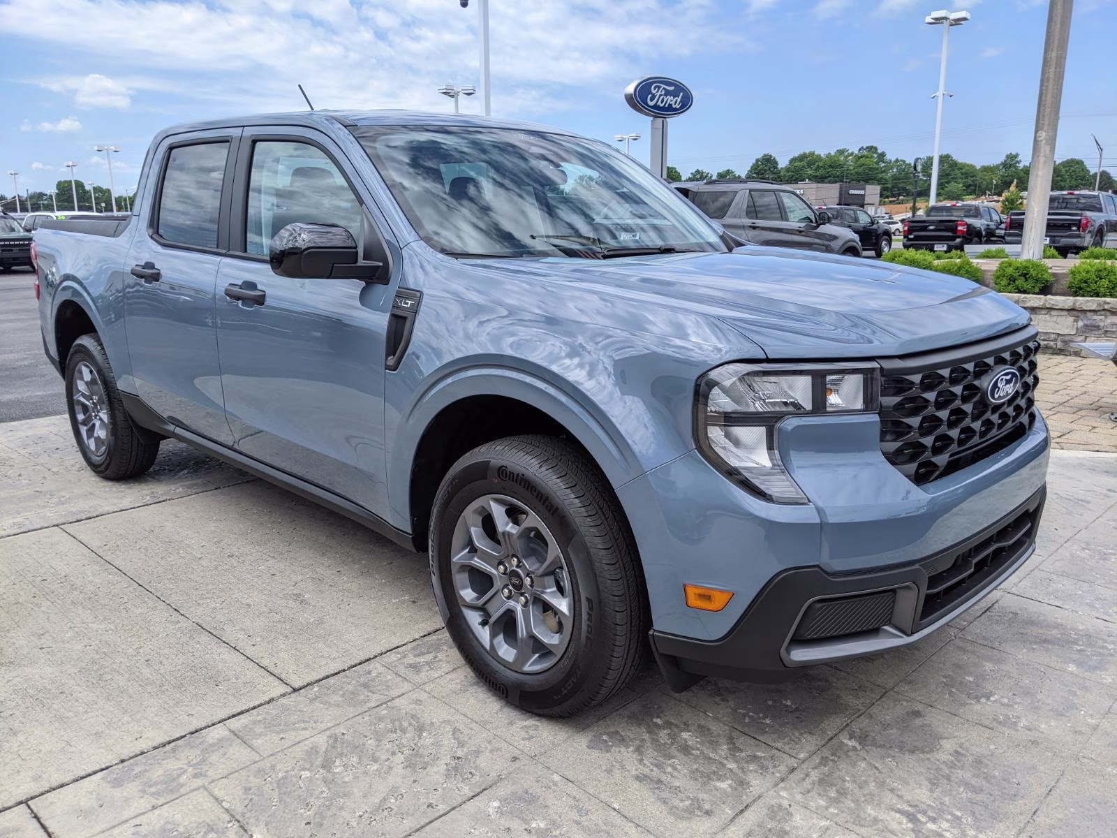 2026 Azure Gray Metallic Tri-Coat Ford Maverick XLT AWD Truck