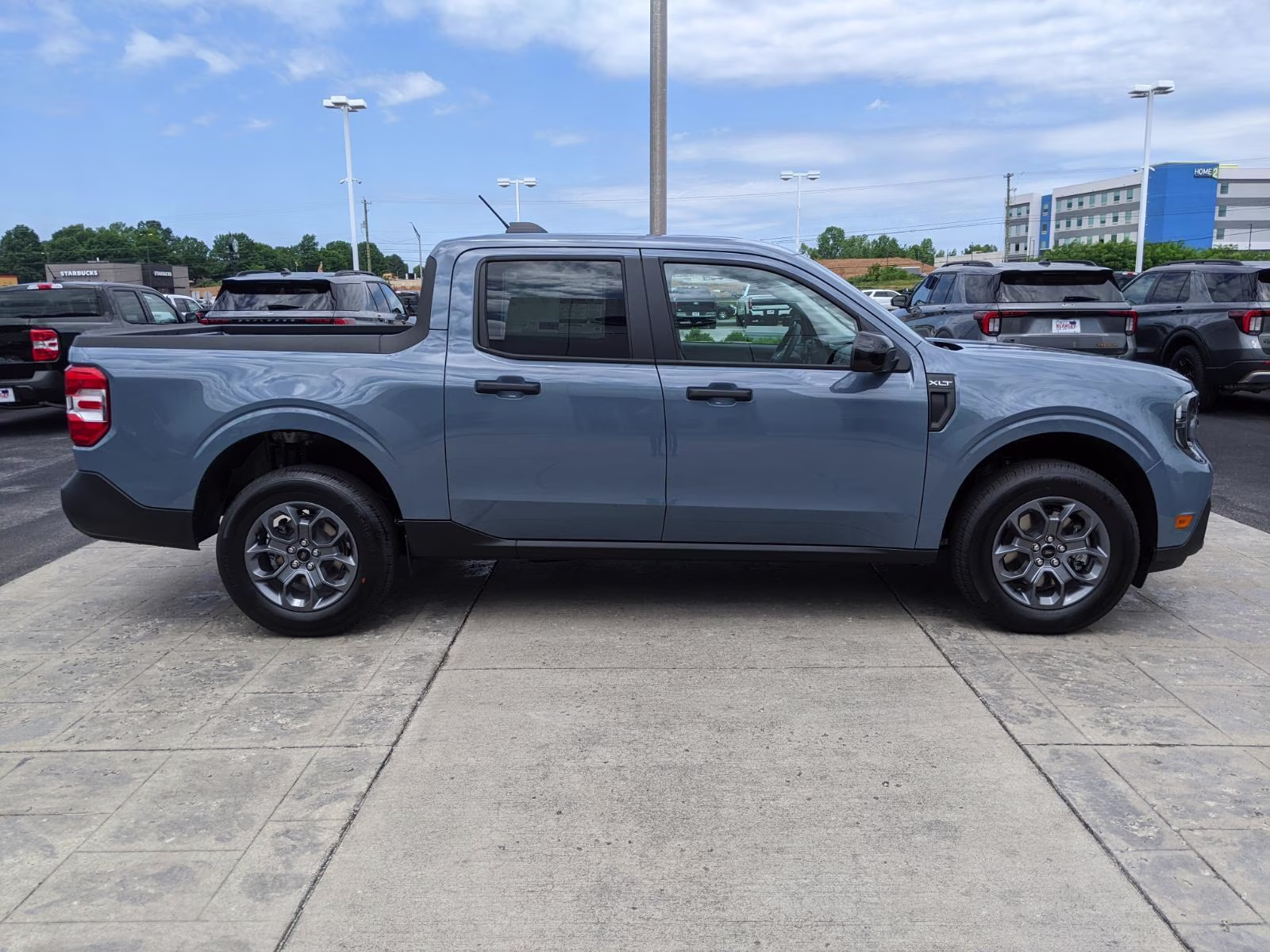 2026 Azure Gray Metallic Tri-Coat Ford Maverick XLT AWD Truck