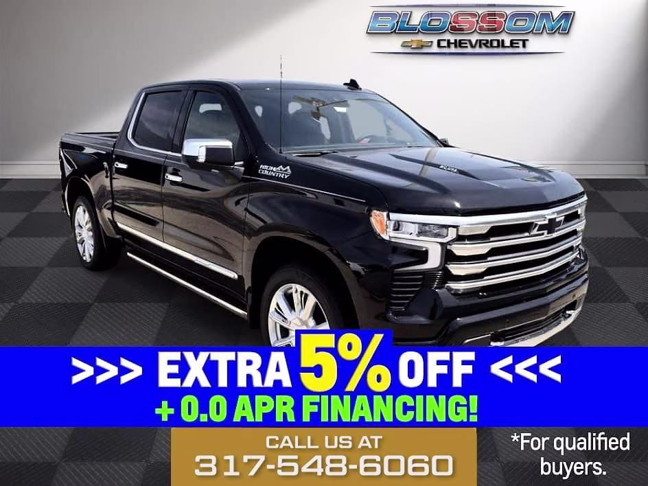 2026 Black Chevrolet Silverado 1500 High Country 4X4 Truck