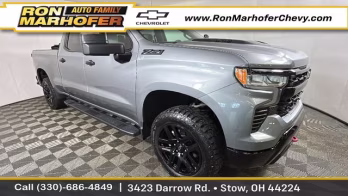 2023 Sterling Gray Metallic Chevrolet Silverado 1500 LT Trail Boss 4X4 Truck