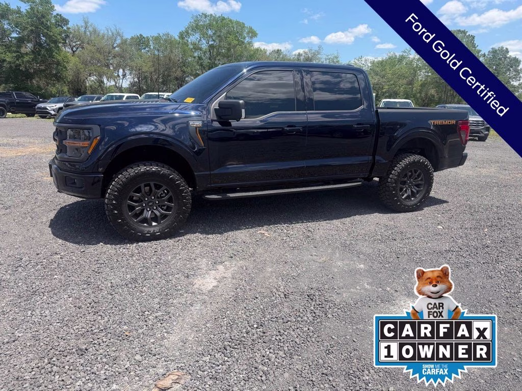 2025 Blue Metallic Ford F-150 Tremor 4X4 Truck