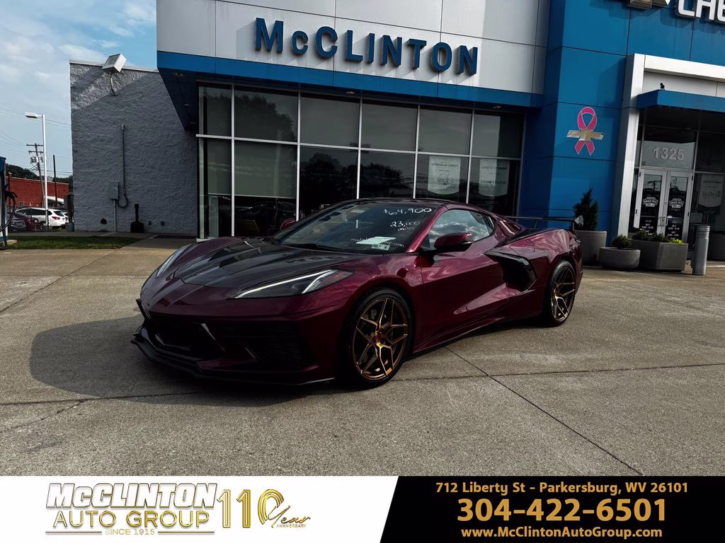 Long Beach Red Metallic Tintcoat 2020 Chevrolet Corvette Stingray 3LT Coupe RWD Coupe Rear-Wheel Drive 8-Speed Dual Clutch