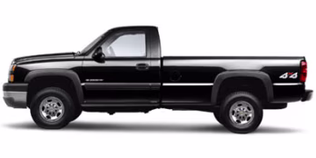2007 Red Chevrolet Silverado Classic 4X4 Truck
