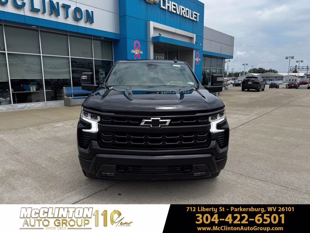 2025 Black Chevrolet Silverado 1500 RST 4X4 Truck