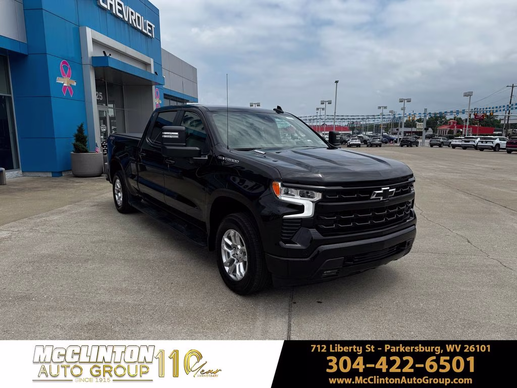 2025 Black Chevrolet Silverado 1500 RST 4X4 Truck