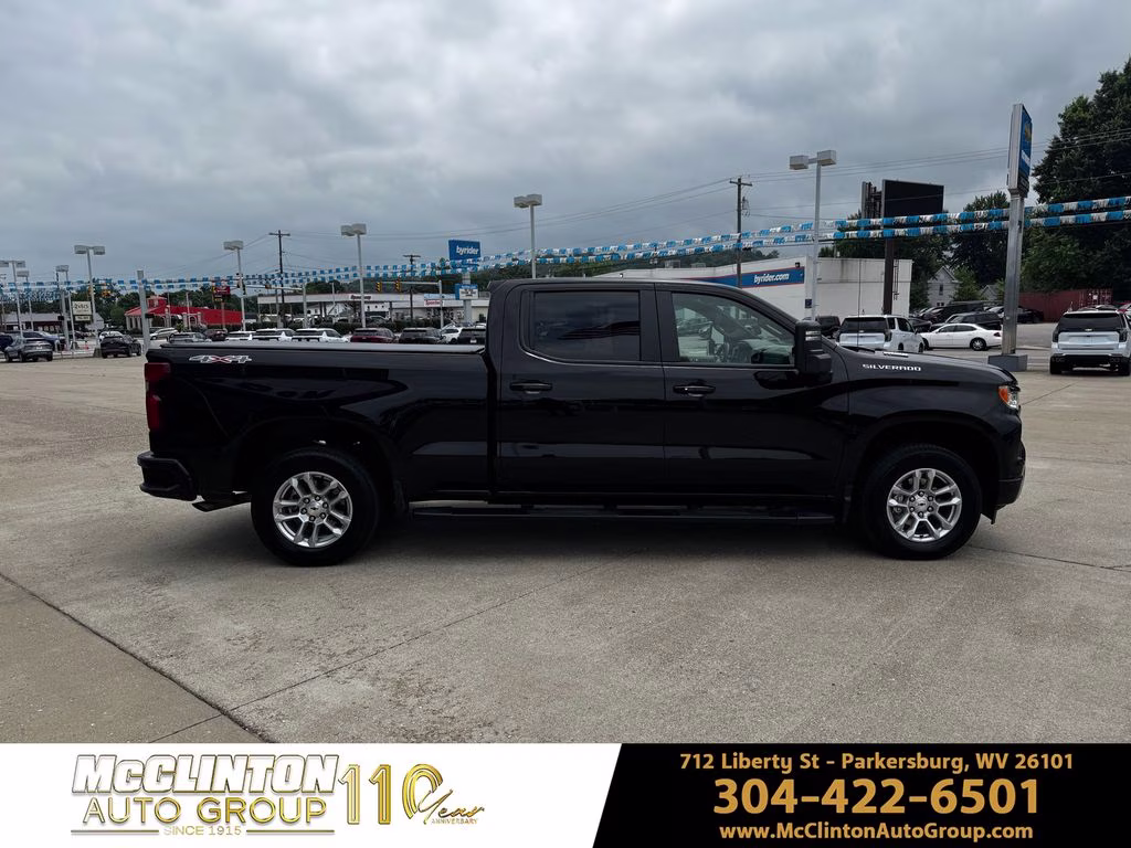 2025 Black Chevrolet Silverado 1500 RST 4X4 Truck