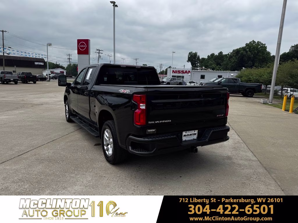 2025 Black Chevrolet Silverado 1500 RST 4X4 Truck