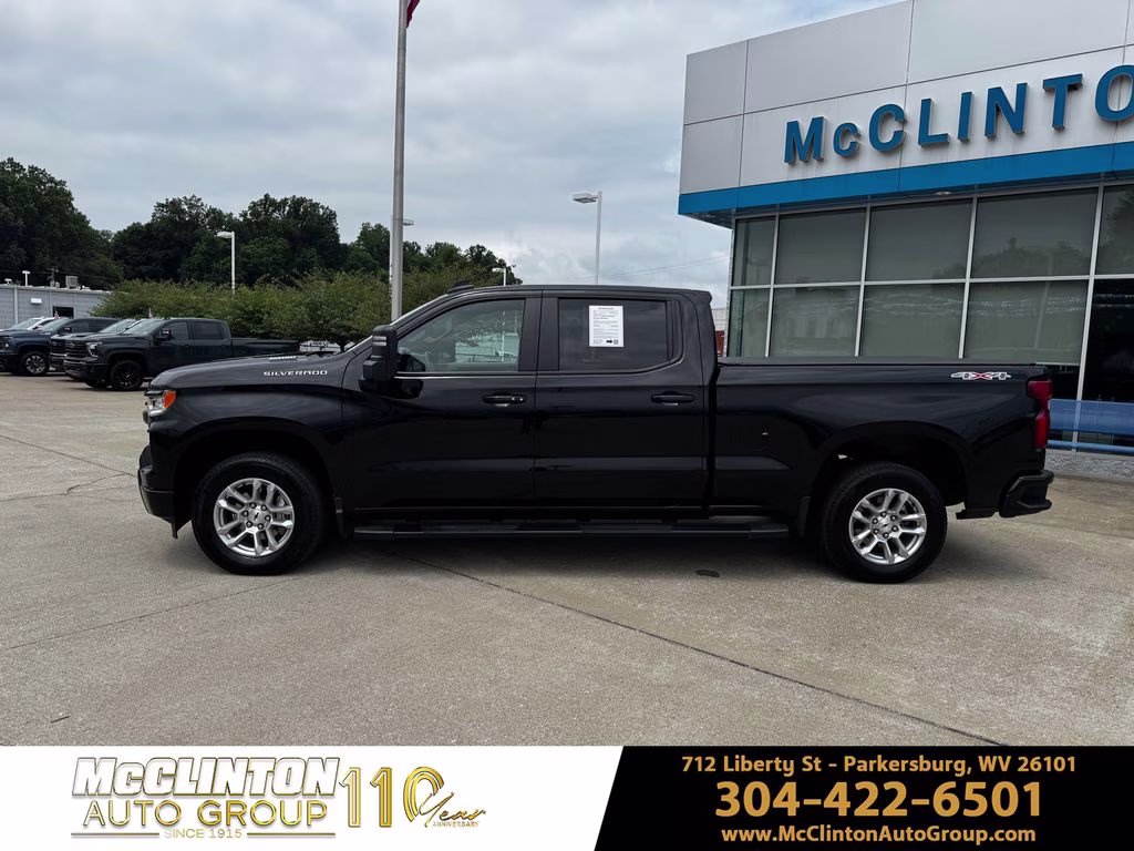 2025 Black Chevrolet Silverado 1500 RST 4X4 Truck