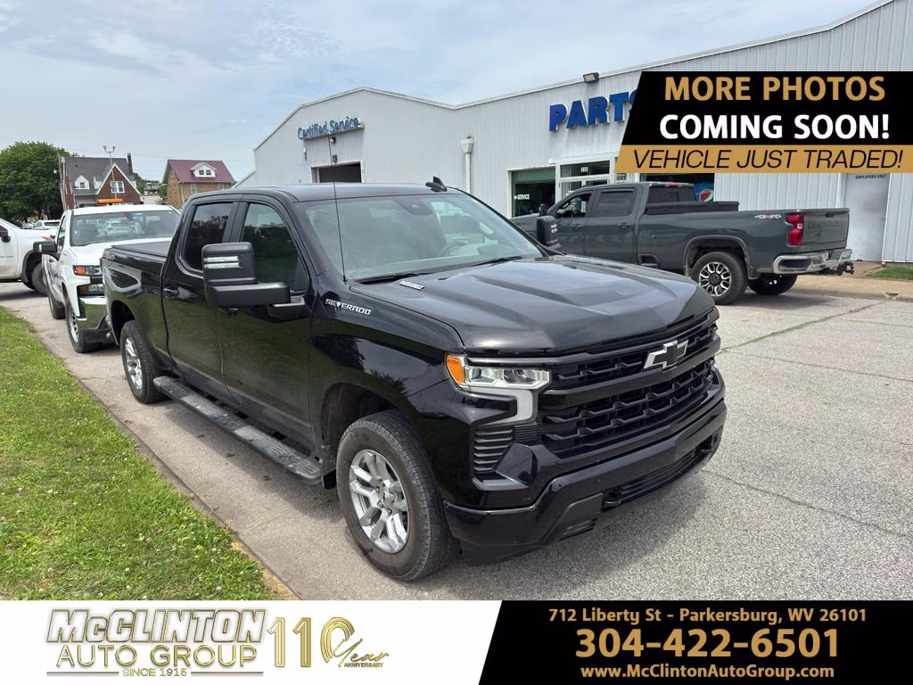 2025 Black Chevrolet Silverado 1500 RST 4X4 Truck