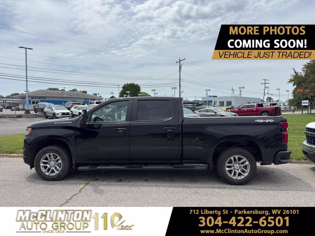 2025 Black Chevrolet Silverado 1500 RST 4X4 Truck
