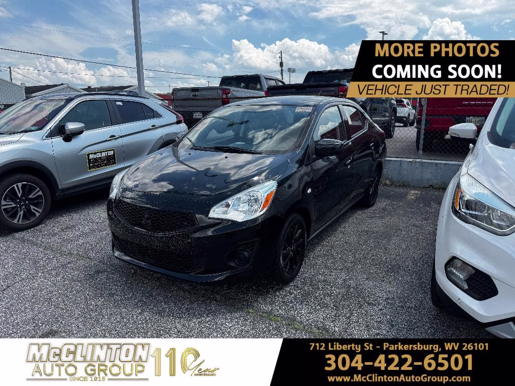 2020 Mystic Black Metallic Mitsubishi Mirage G4 LE FWD Sedan