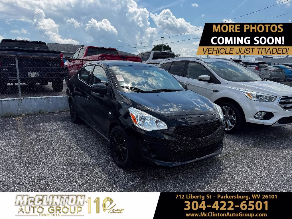 2020 Mystic Black Metallic Mitsubishi Mirage G4 LE FWD Sedan