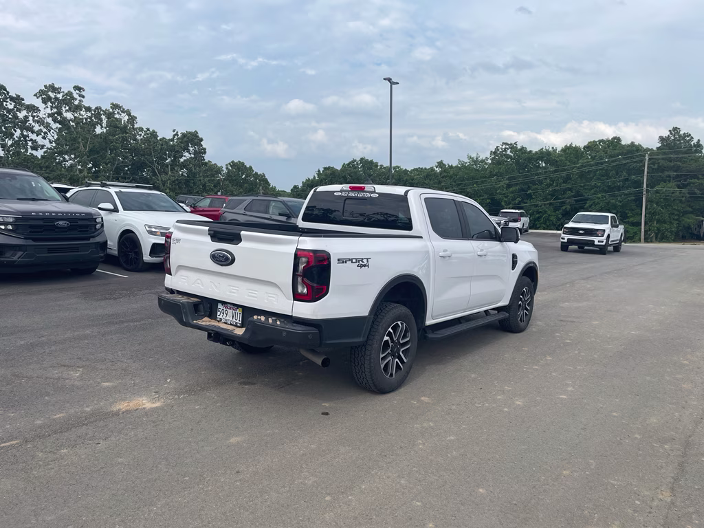 2024 OXFORD WHITE Ford Ranger LARIAT 4X4 Truck