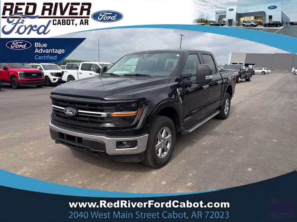 2024 Agate Black Metallic Ford F-150 XLT 4X4 Truck