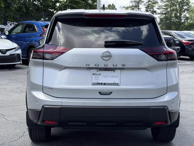 2025 Brilliant Silver Metallic Nissan Rogue S FWD SUV