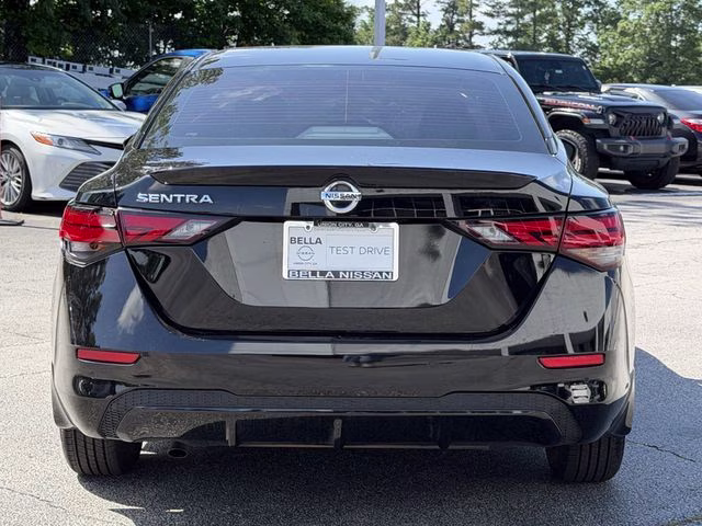 2022 Super Black Nissan Sentra S FWD Sedan