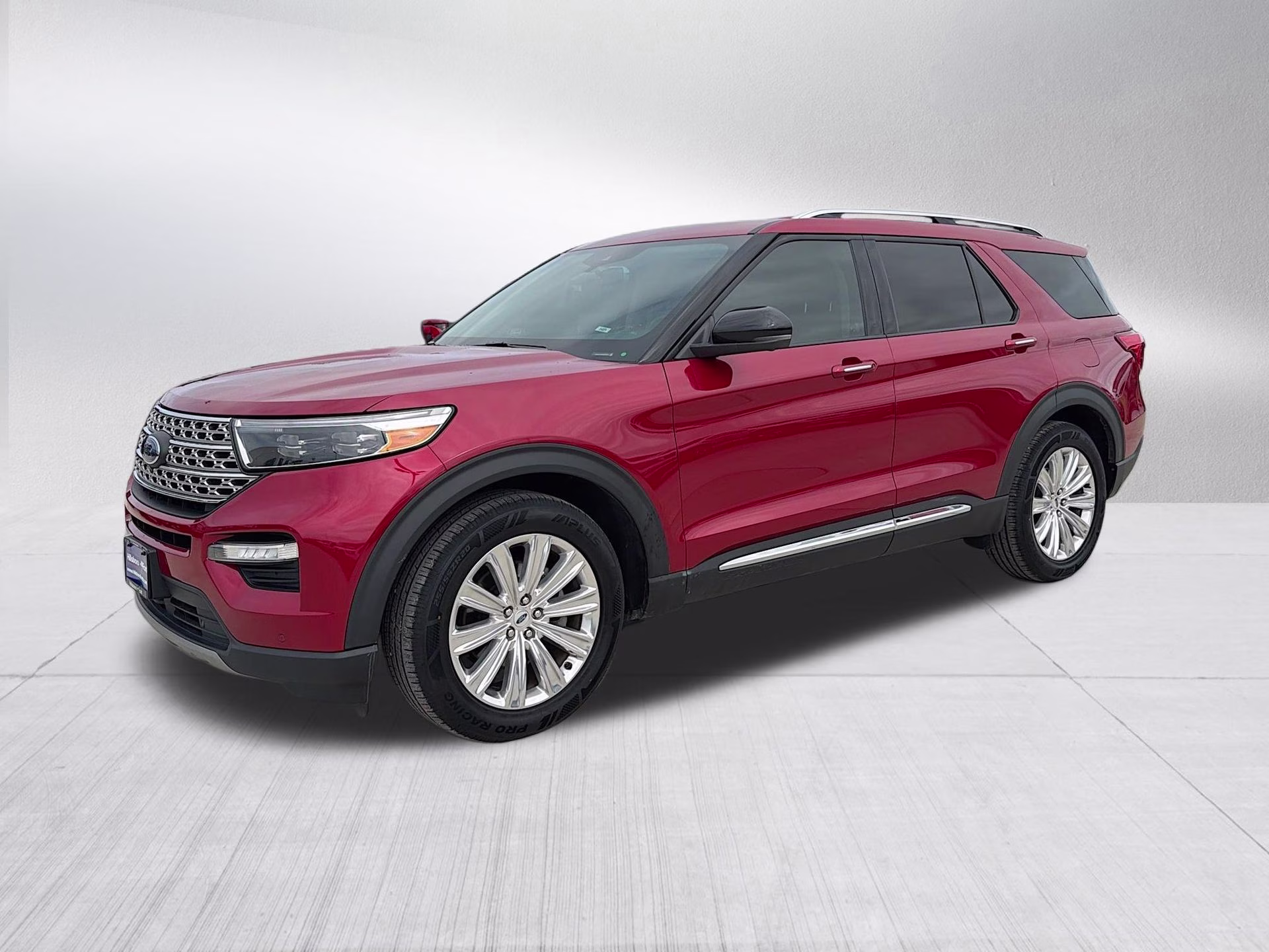 2022 Rapid Red Metallic Tinted Clearcoat Ford Explorer Limited RWD SUV