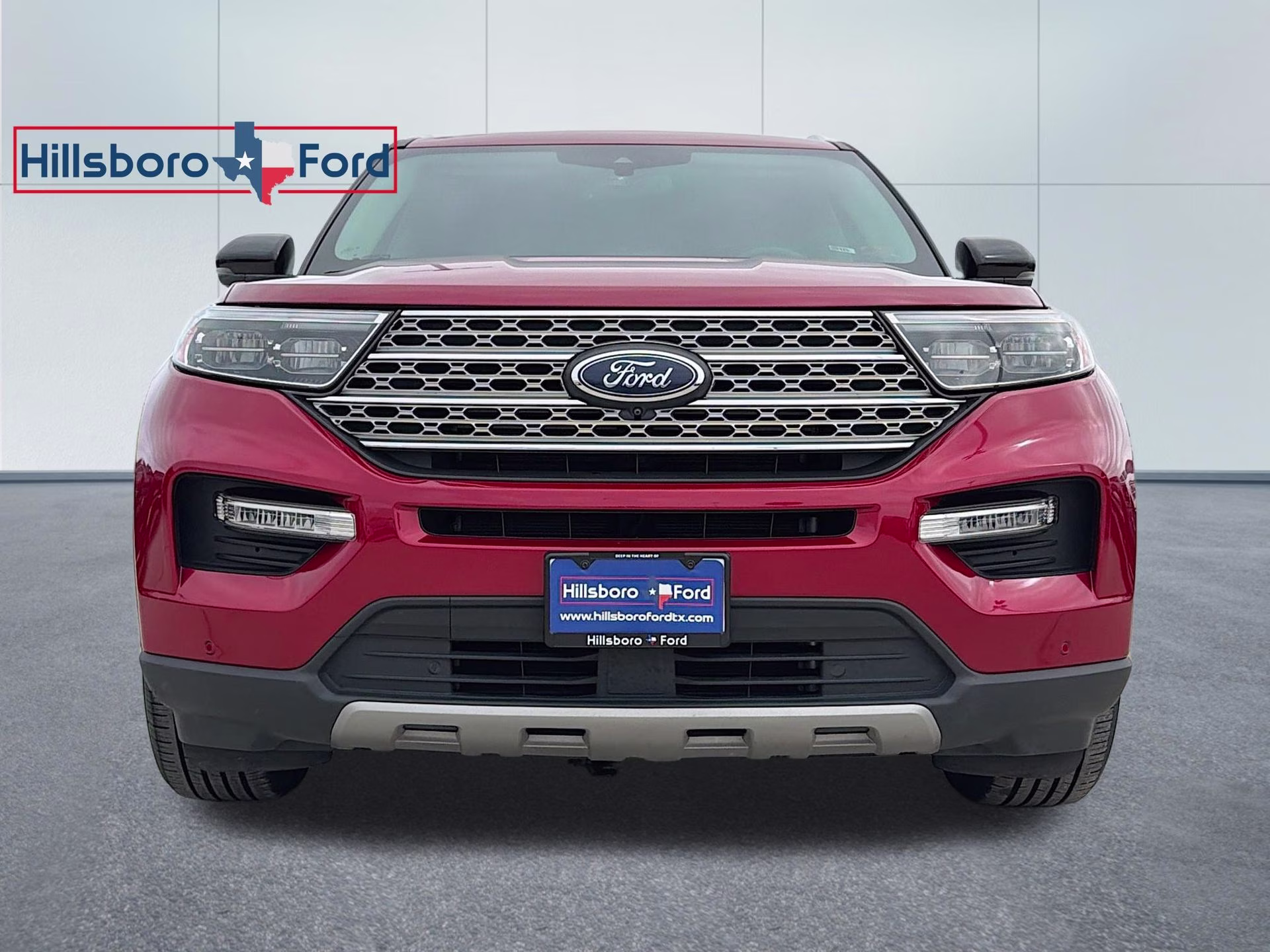 2022 Rapid Red Metallic Tinted Clearcoat Ford Explorer Limited RWD SUV