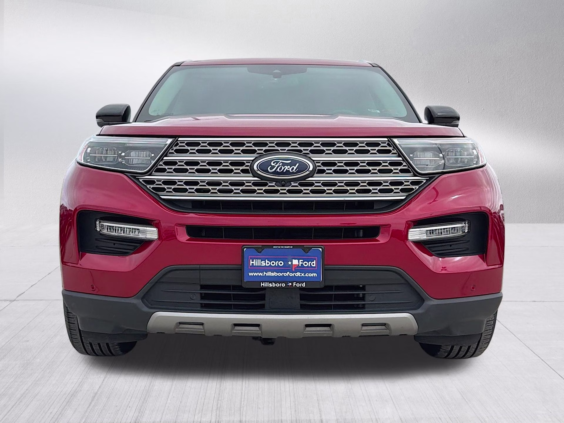 2022 Rapid Red Metallic Tinted Clearcoat Ford Explorer Limited RWD SUV