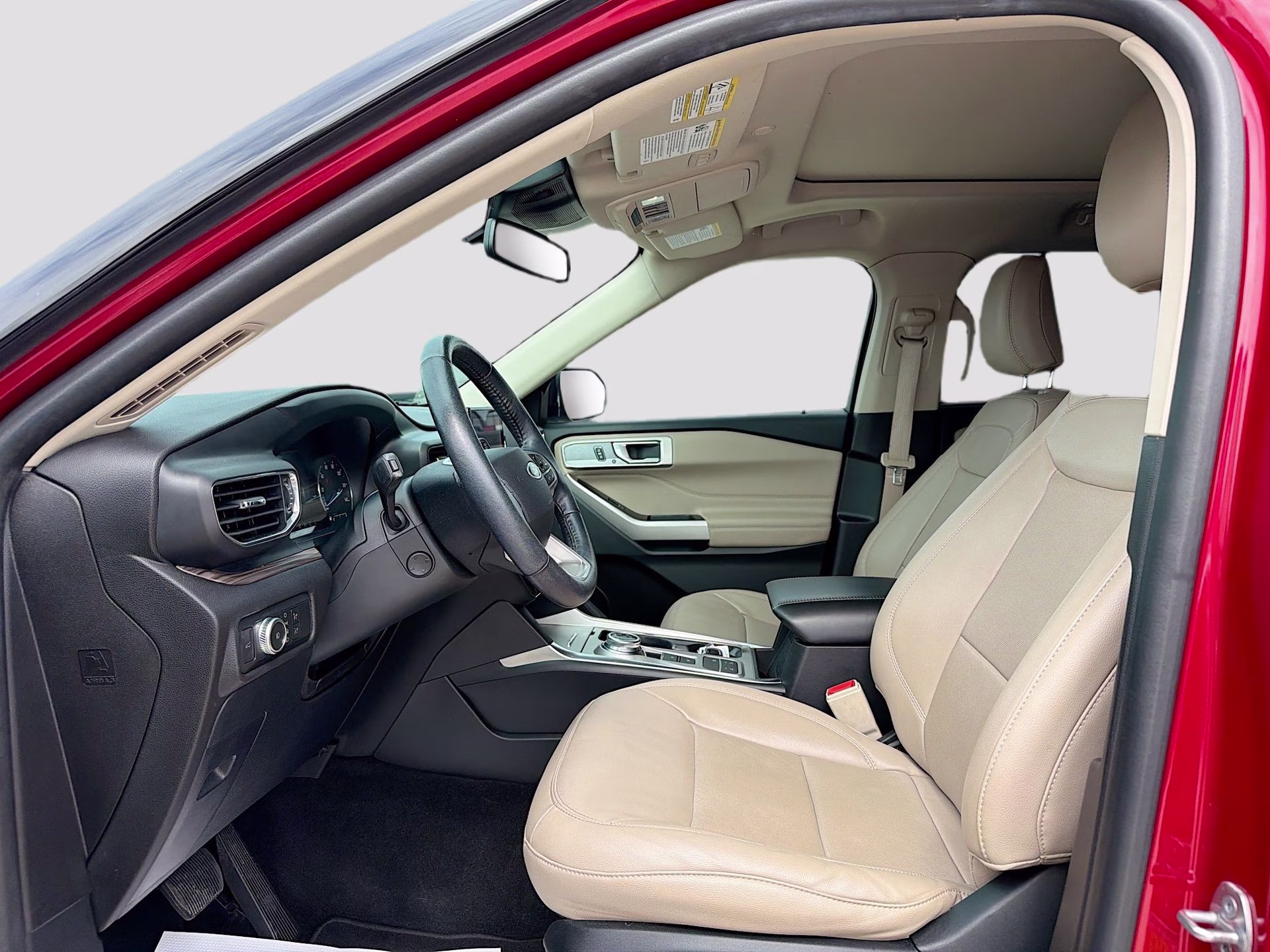 2022 Rapid Red Metallic Tinted Clearcoat Ford Explorer Limited RWD SUV