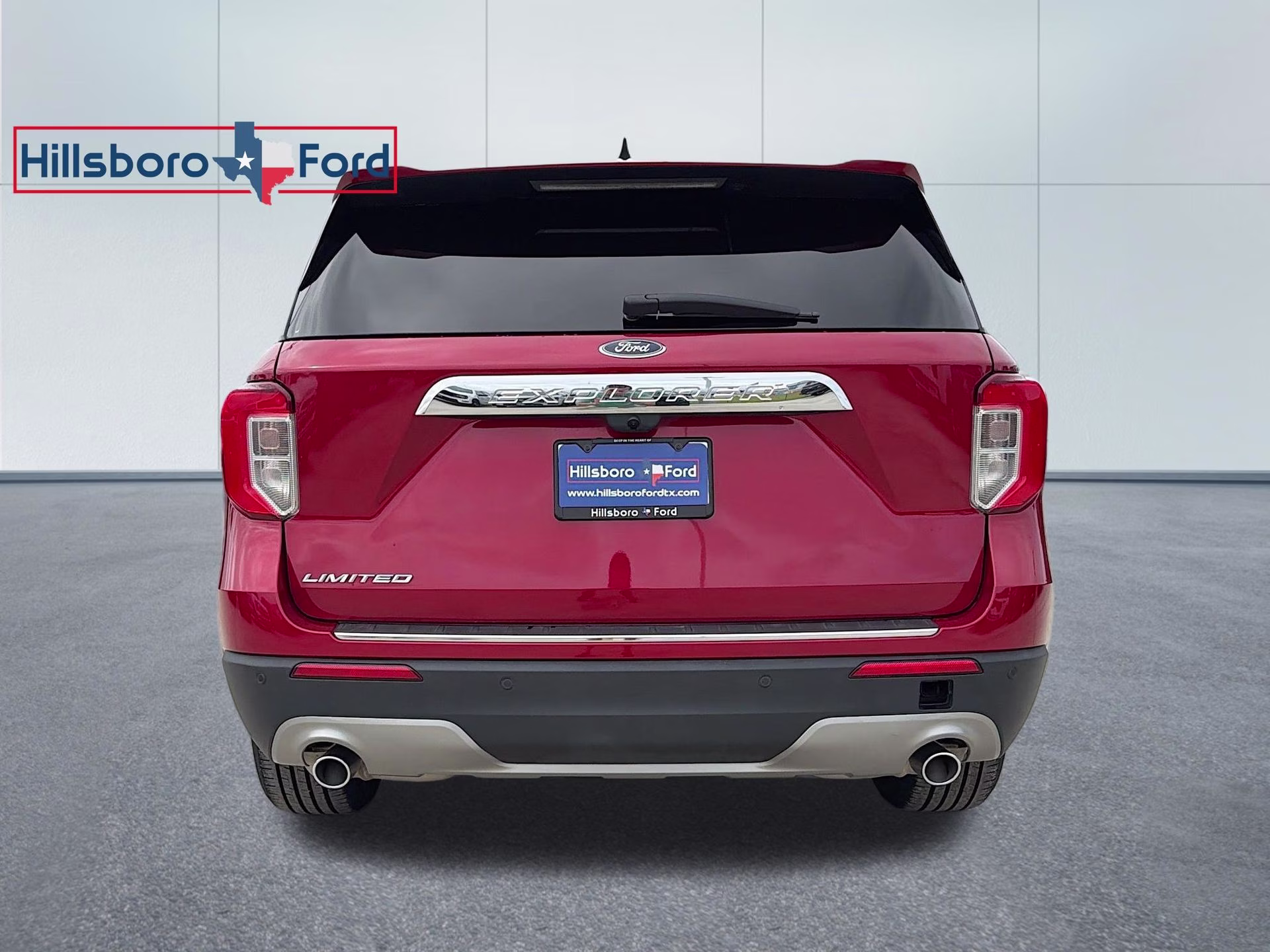 2022 Rapid Red Metallic Tinted Clearcoat Ford Explorer Limited RWD SUV