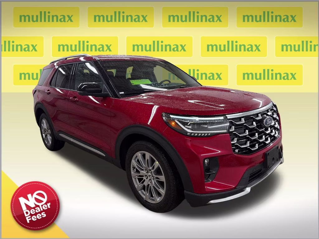 2026 RAPID RED TINTED Ford Explorer Platinum RWD SUV
