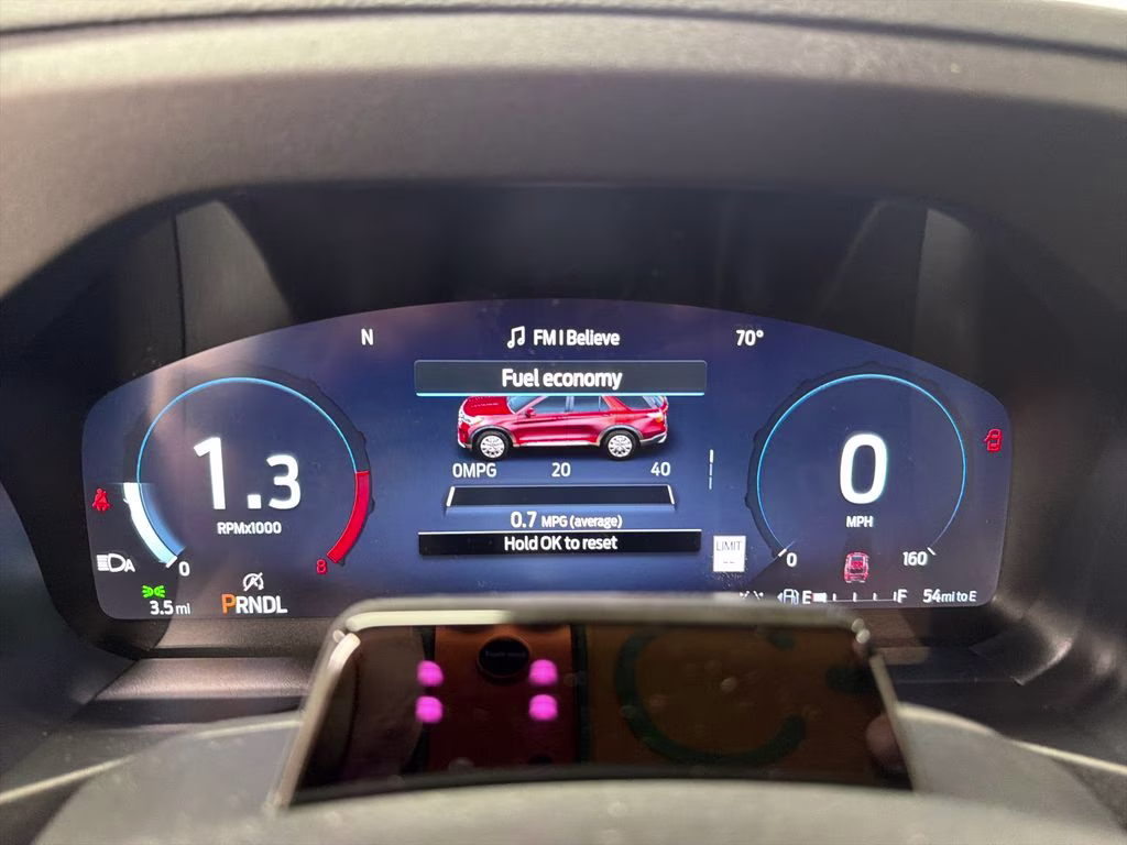 2026 RAPID RED TINTED Ford Explorer Platinum RWD SUV