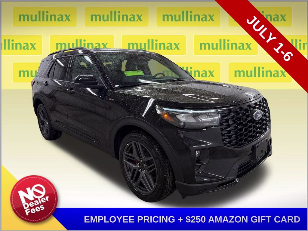 2026 AGATE BLACK Ford Explorer ST-Line RWD SUV